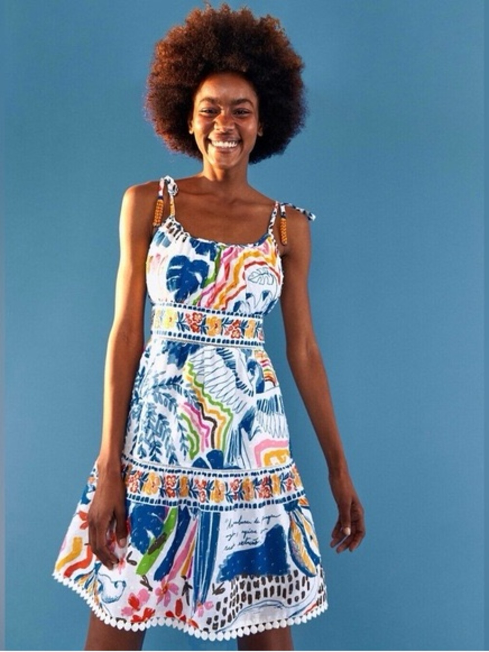 Farm Rio wild Brazil mini dress